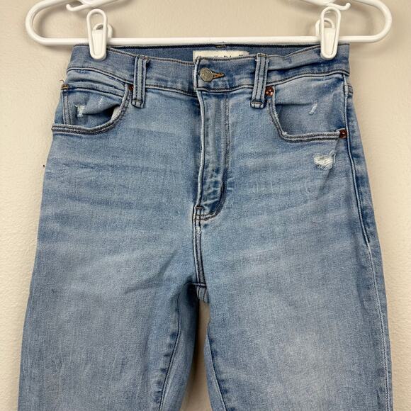 Abercrombie & Fitch The Super Skinny Ankle High Rise Size 0 - Picture 3 of 11